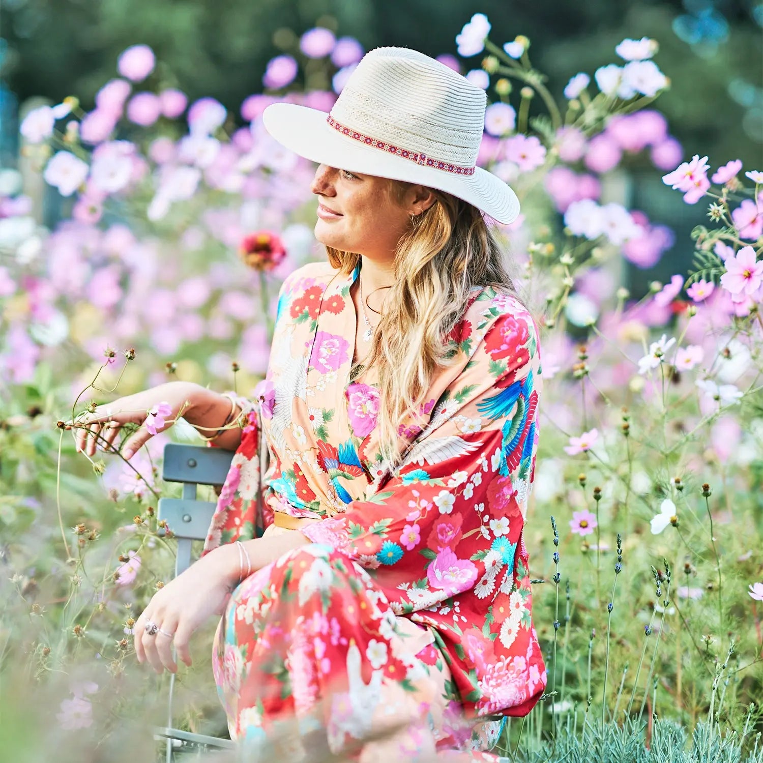 360FIVE Everyday Hoed - Azalea Fedora Dames Tuinhoed