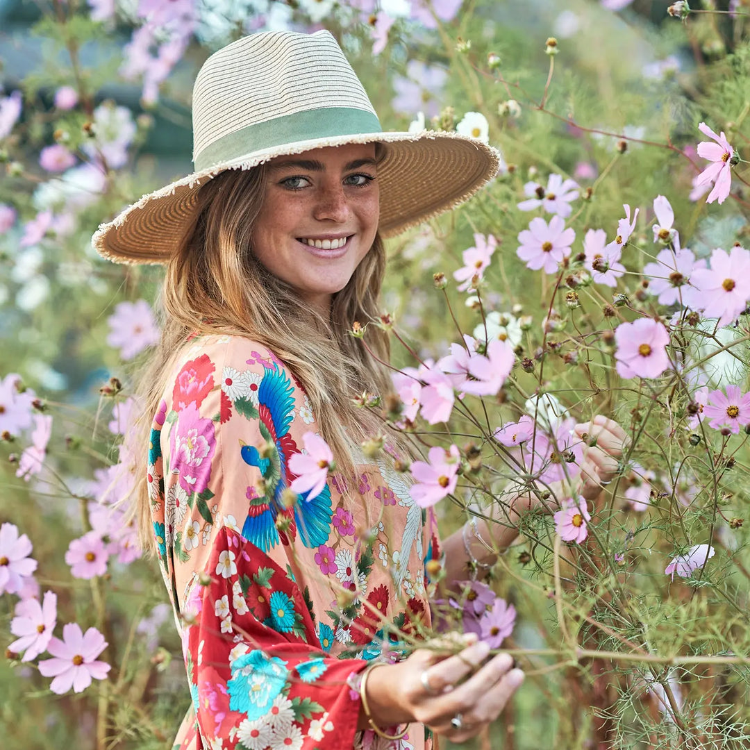 360FIVE Everyday Hat - Olea Fedora Olive Women's Gardening Sun Hat