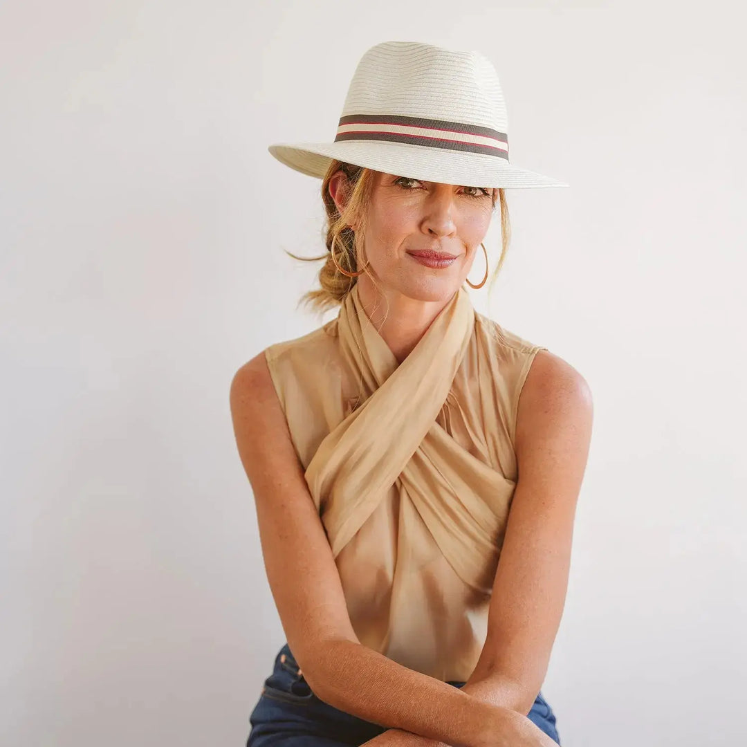 Stripe Fedora - SUNHATS EUROPE