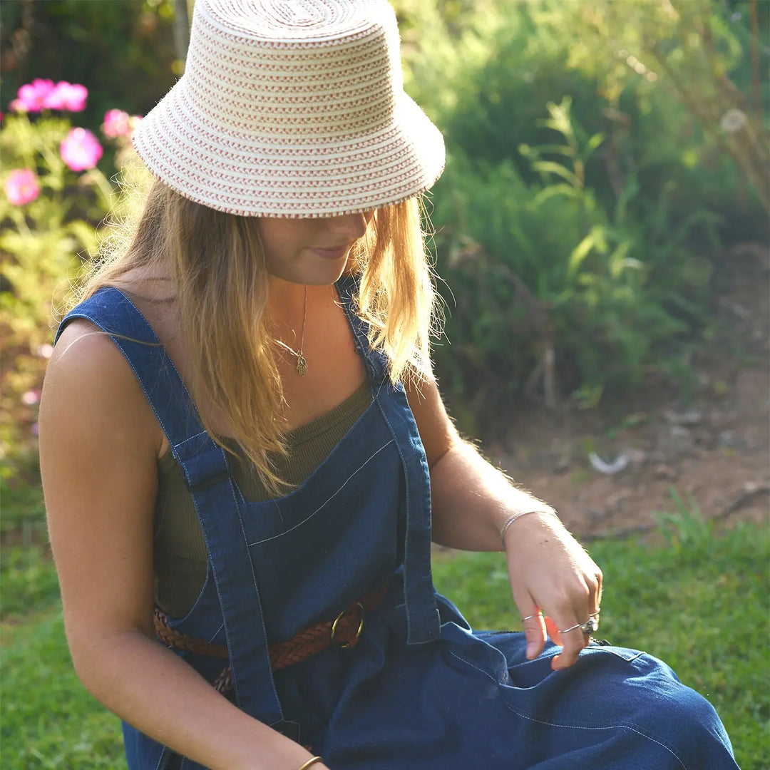 360FIVE Everyday Hat - Marigold Women's Bucket Gardening Sun Hat